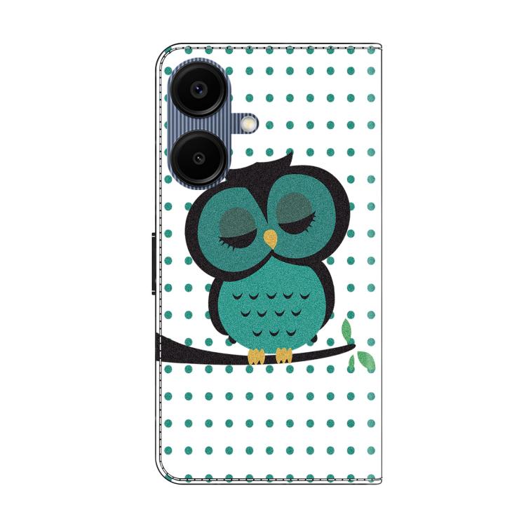 For Samsung Galaxy A07 5G / 4G Crystal-Like Painted Vegan Leather Phone Case