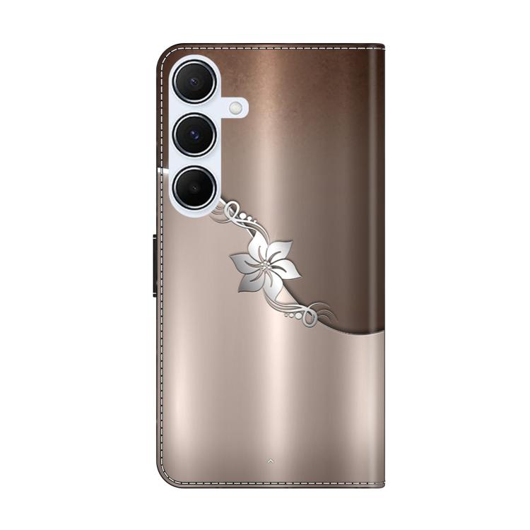 For Samsung Galaxy A24 4G Crystal-Like Painted Vegan Leather Phone Case