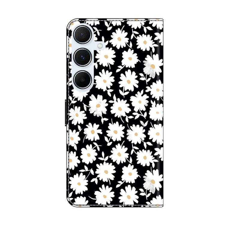 For Samsung Galaxy A55 5G Crystal-Like Painted Vegan Leather Phone Case