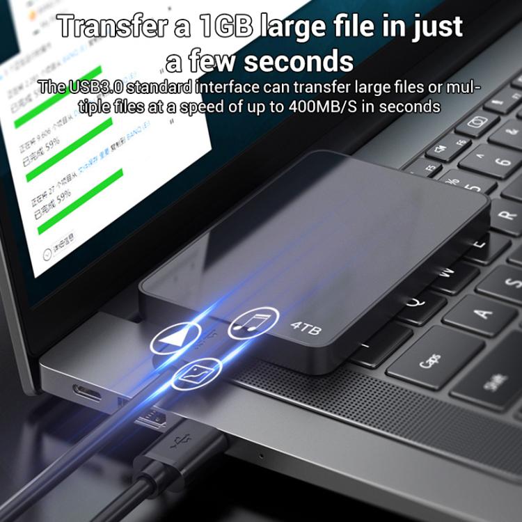 WG137 USB 3.0 Male to Micro-B Male External Hard Drive Enclosure Data Cable, Length:1m - Black