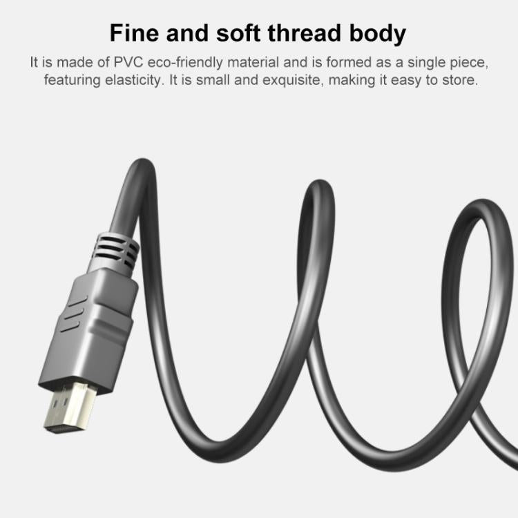 HDMI 2.0 4K TV Computer Video Monitors HD Connection Cable, Length:5m - Black