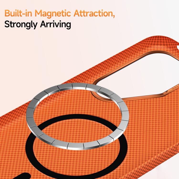 For Samsung Galaxy S26 Ultra 5G SULADA Kevlar Grid Patterned Skin Feel Magnetic Phone Case