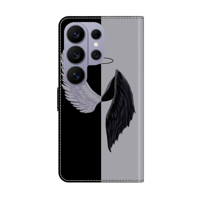 For Samsung Galaxy S26 Ultra 5G Crystal-Like Painted Vegan Leather Phone Case