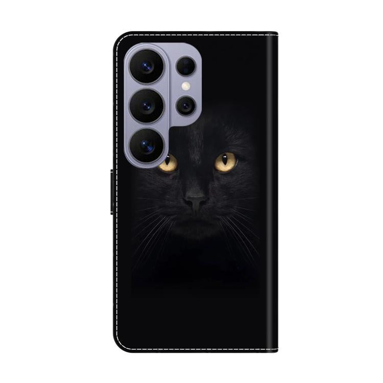 For Samsung Galaxy S26 Ultra 5G Crystal-Like Painted Vegan Leather Phone Case
