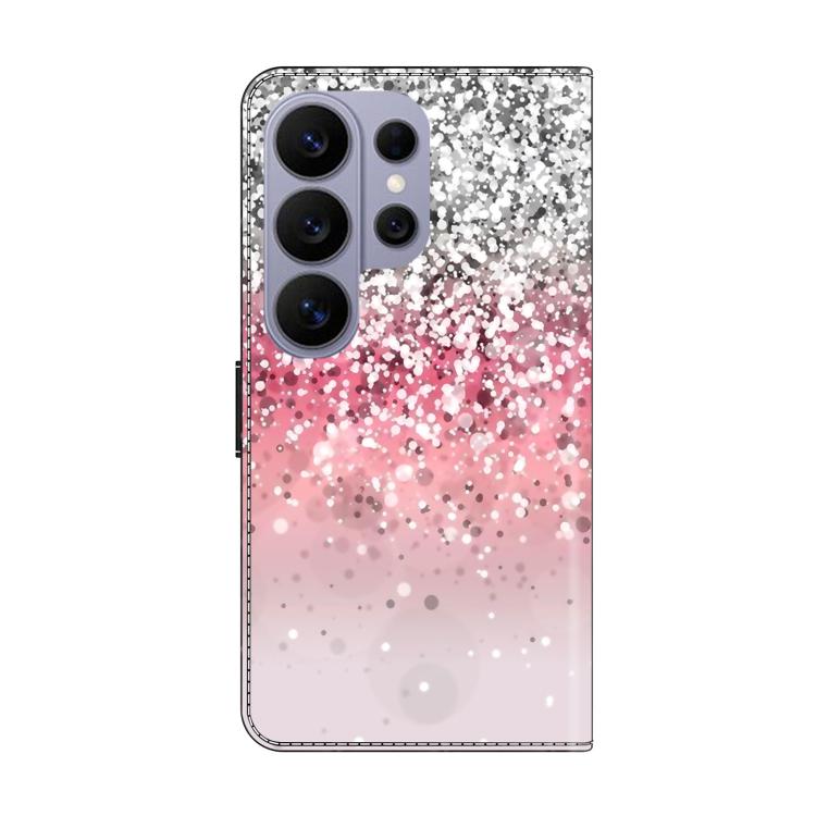 For Samsung Galaxy S26 Ultra 5G Crystal-Like Painted Vegan Leather Phone Case