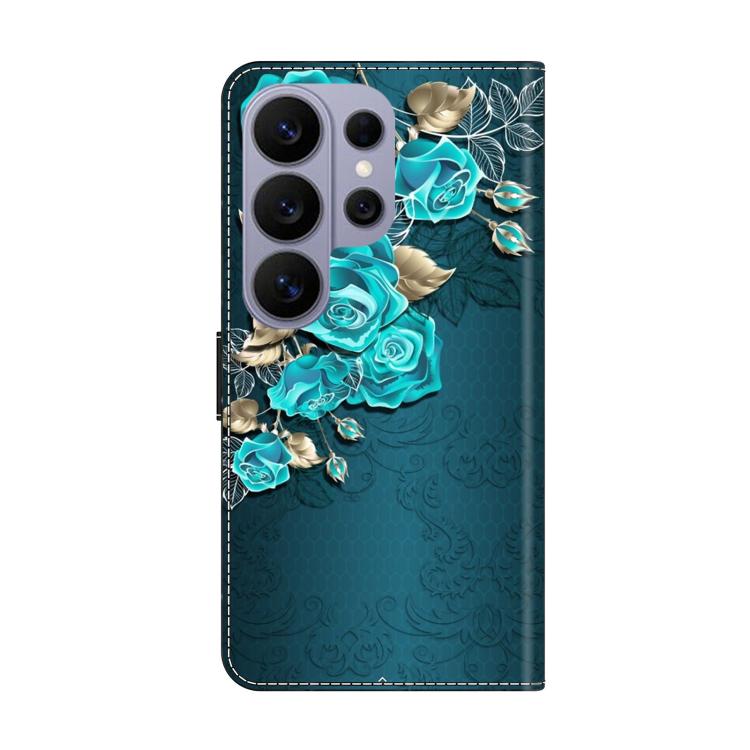For Samsung Galaxy S26 Ultra 5G Crystal-Like Painted Vegan Leather Phone Case