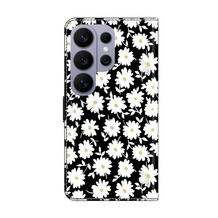 For Samsung Galaxy S26 Ultra 5G Crystal-Like Painted Vegan Leather Phone Case