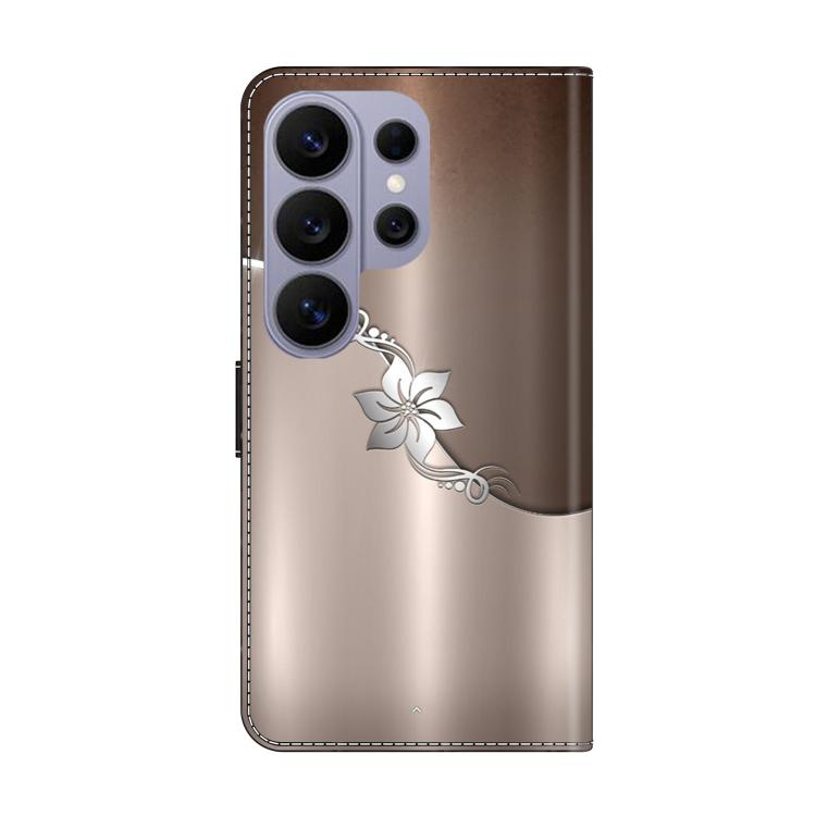 For Samsung Galaxy S26 Ultra 5G Crystal-Like Painted Vegan Leather Phone Case