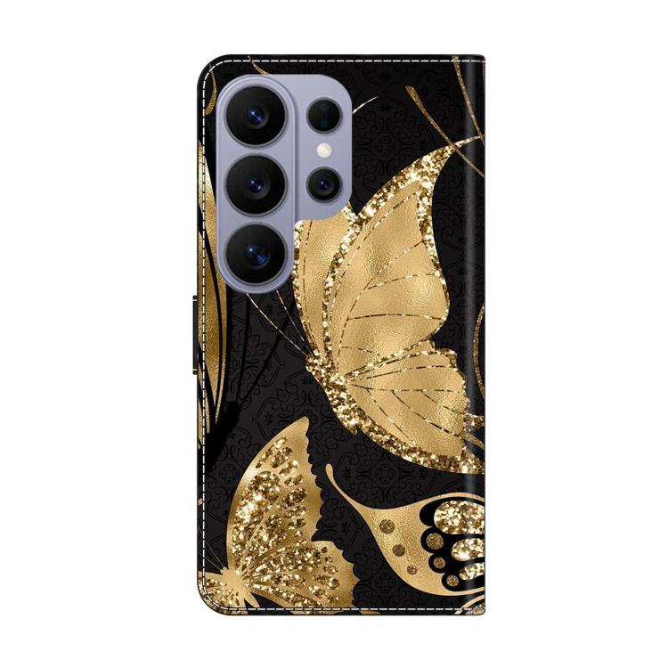 For Samsung Galaxy S26 Ultra 5G Crystal-Like Painted Vegan Leather Phone Case