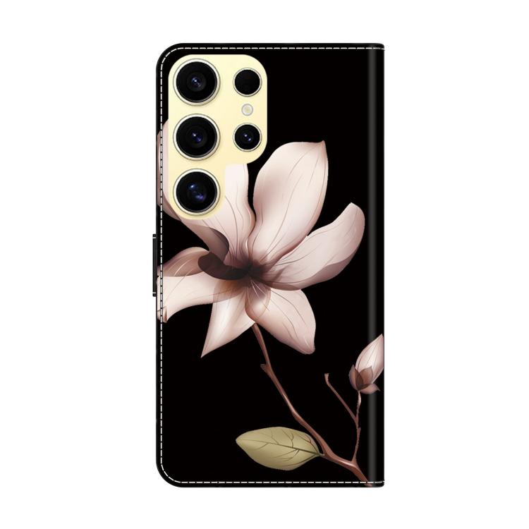 For Samsung Galaxy S24 Ultra 5G Crystal-Like Painted Vegan Leather Phone Case