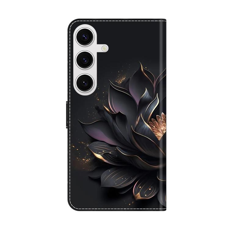 For Samsung Galaxy S23 5G Crystal-Like Painted Vegan Leather Phone Case