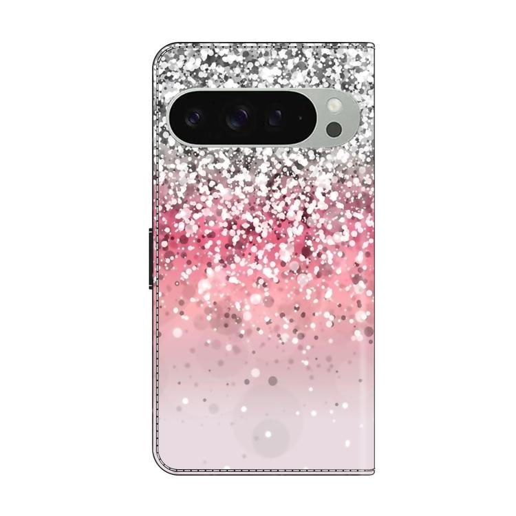 For Google Pixel 9 Pro Crystal-Like Painted Vegan Leather Phone Case