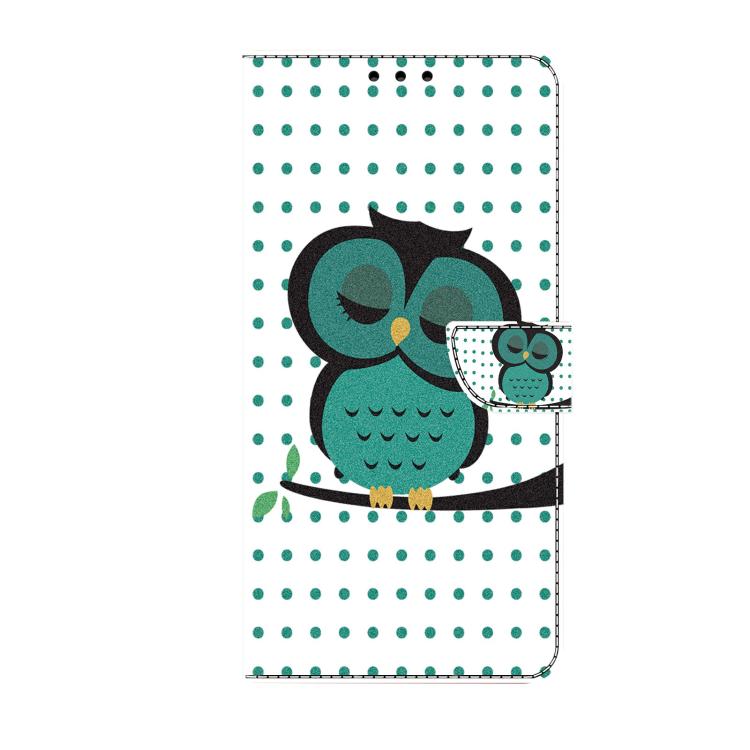 For Google Pixel 9 Pro Crystal-Like Painted Vegan Leather Phone Case