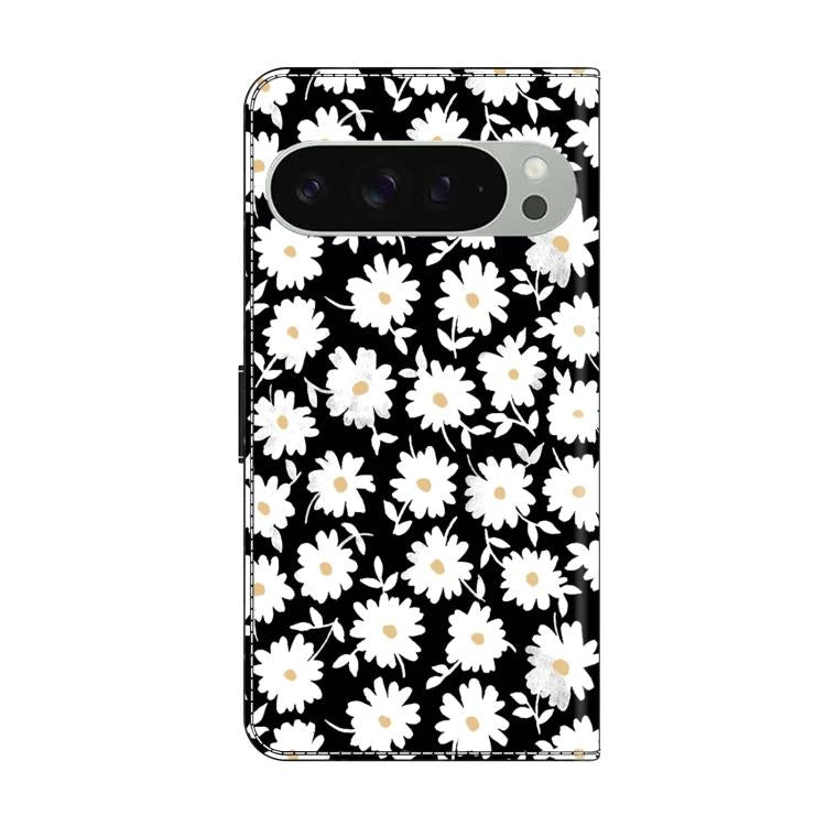 For Google Pixel 9 Pro Crystal-Like Painted Vegan Leather Phone Case