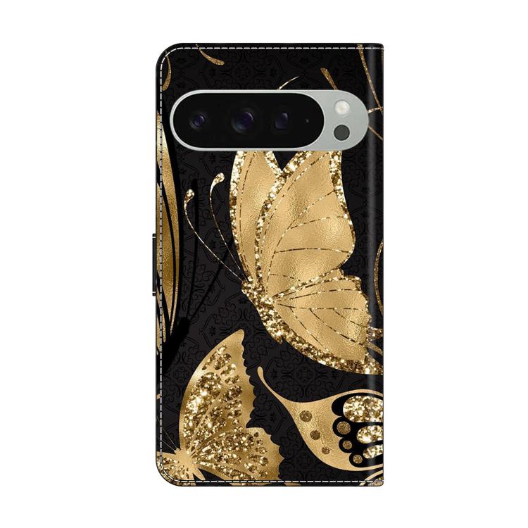 For Google Pixel 9 Pro Crystal-Like Painted Vegan Leather Phone Case