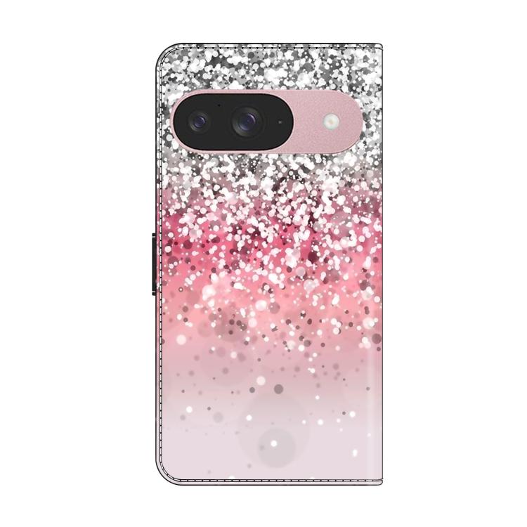 For Google Pixel 9 Crystal-Like Painted Vegan Leather Phone Case