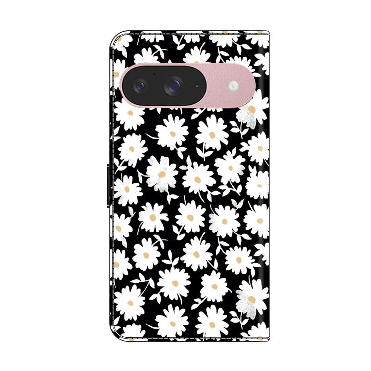 For Google Pixel 9 Crystal-Like Painted Vegan Leather Phone Case