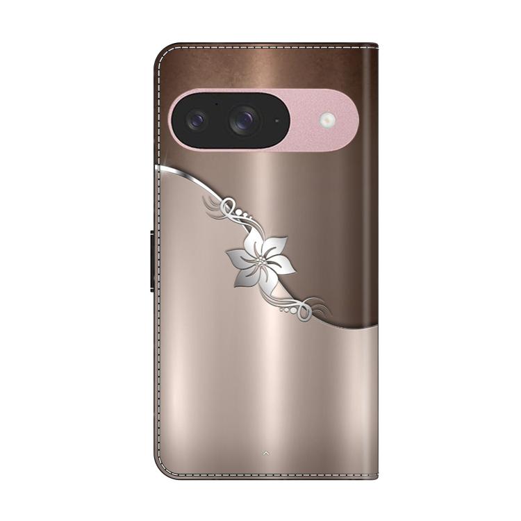 For Google Pixel 9 Crystal-Like Painted Vegan Leather Phone Case
