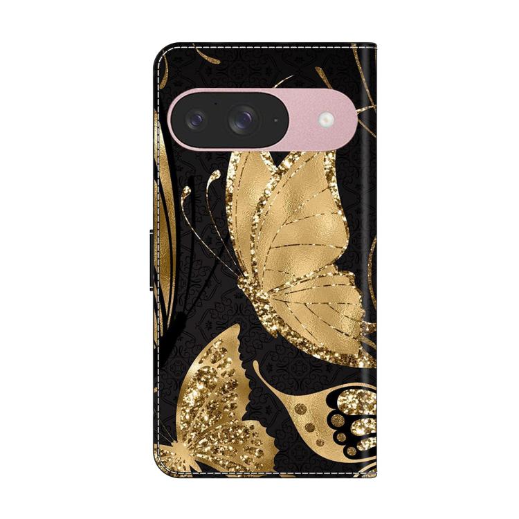 For Google Pixel 9 Crystal-Like Painted Vegan Leather Phone Case
