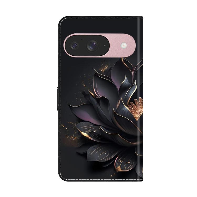 For Google Pixel 9 Crystal-Like Painted Vegan Leather Phone Case