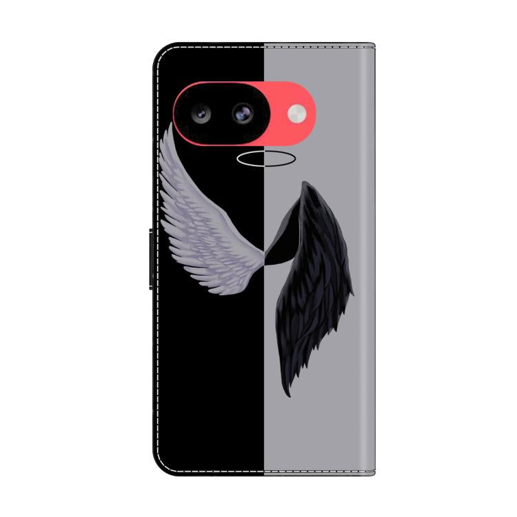 For Google Pixel 10a Crystal-Like Painted Vegan Leather Phone Case