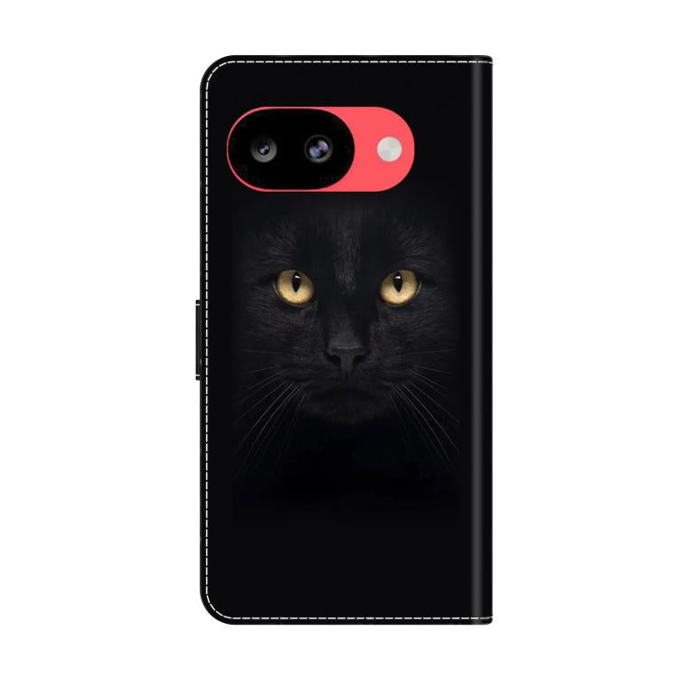 For Google Pixel 10a Crystal-Like Painted Vegan Leather Phone Case