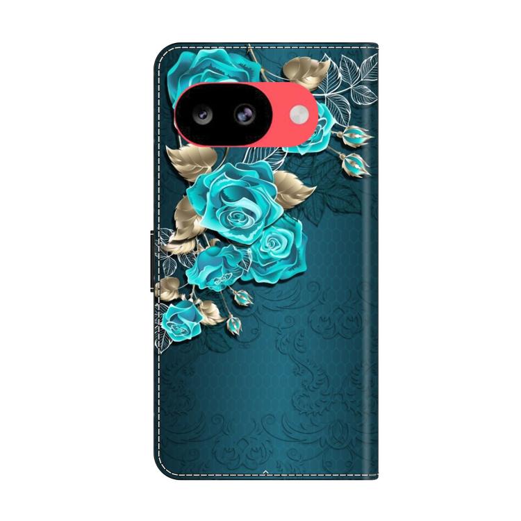 For Google Pixel 10a Crystal-Like Painted Vegan Leather Phone Case