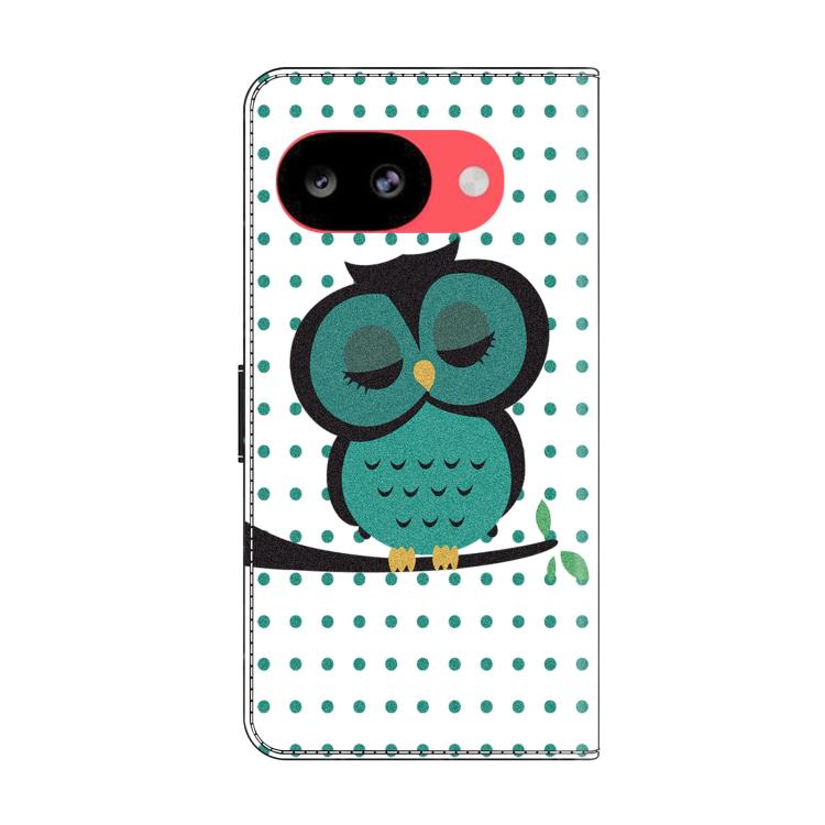 For Google Pixel 10a Crystal-Like Painted Vegan Leather Phone Case