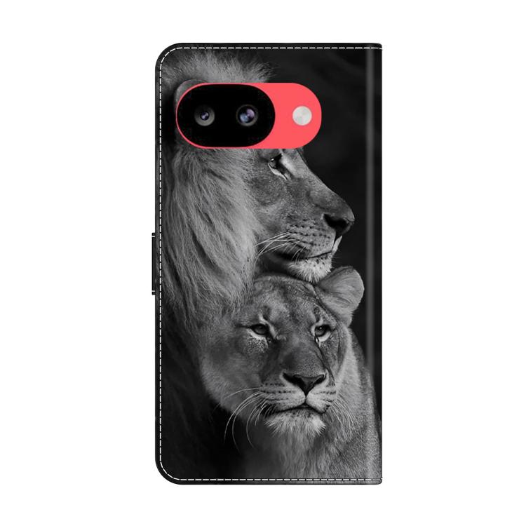 For Google Pixel 10a Crystal-Like Painted Vegan Leather Phone Case