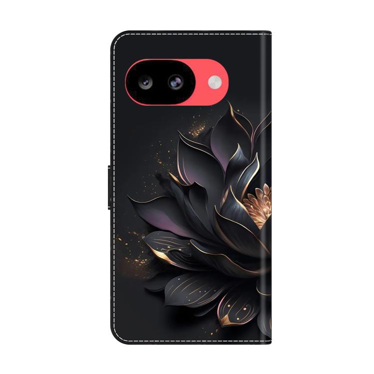 For Google Pixel 10a Crystal-Like Painted Vegan Leather Phone Case