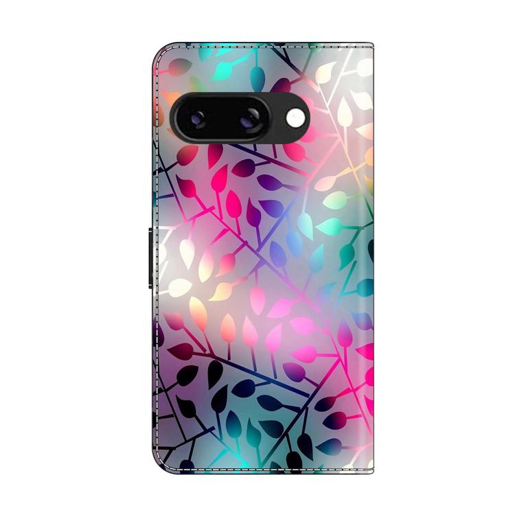 For Google Pixel 9a Crystal-Like Painted Vegan Leather Phone Case