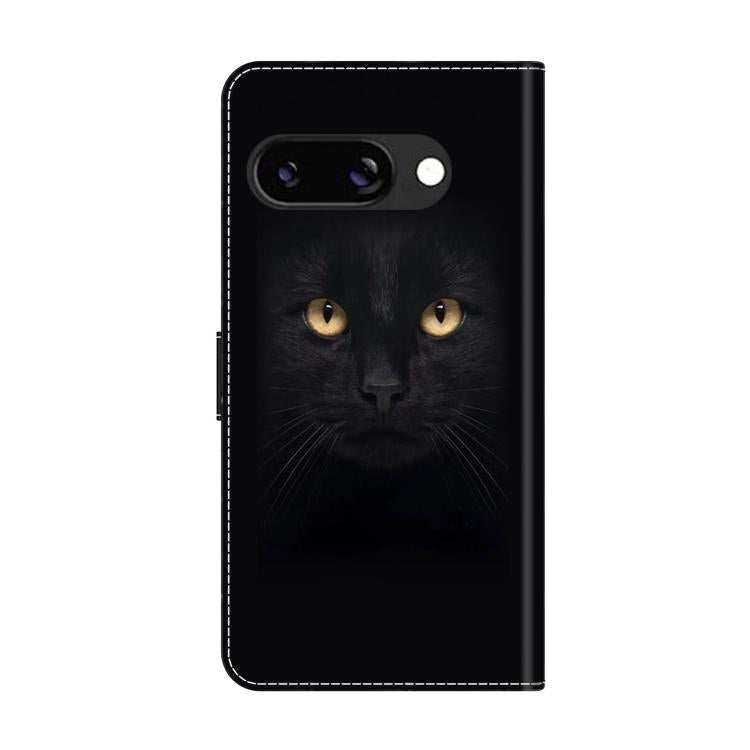 For Google Pixel 9a Crystal-Like Painted Vegan Leather Phone Case