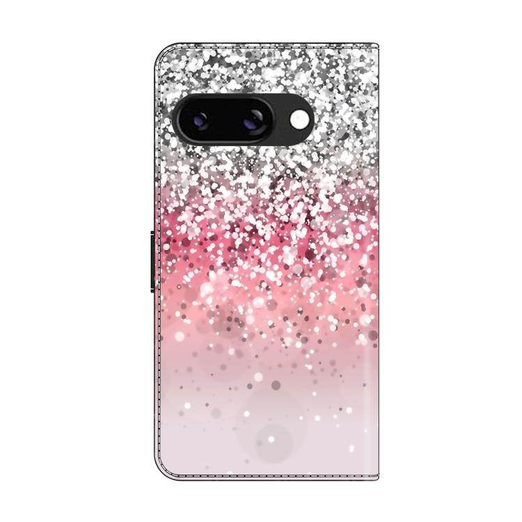 For Google Pixel 9a Crystal-Like Painted Vegan Leather Phone Case