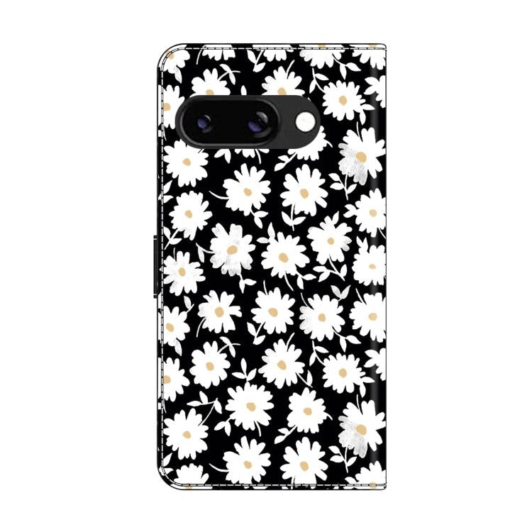 For Google Pixel 9a Crystal-Like Painted Vegan Leather Phone Case