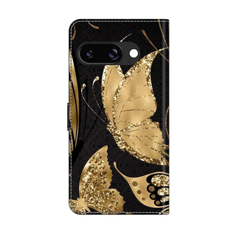 For Google Pixel 9a Crystal-Like Painted Vegan Leather Phone Case