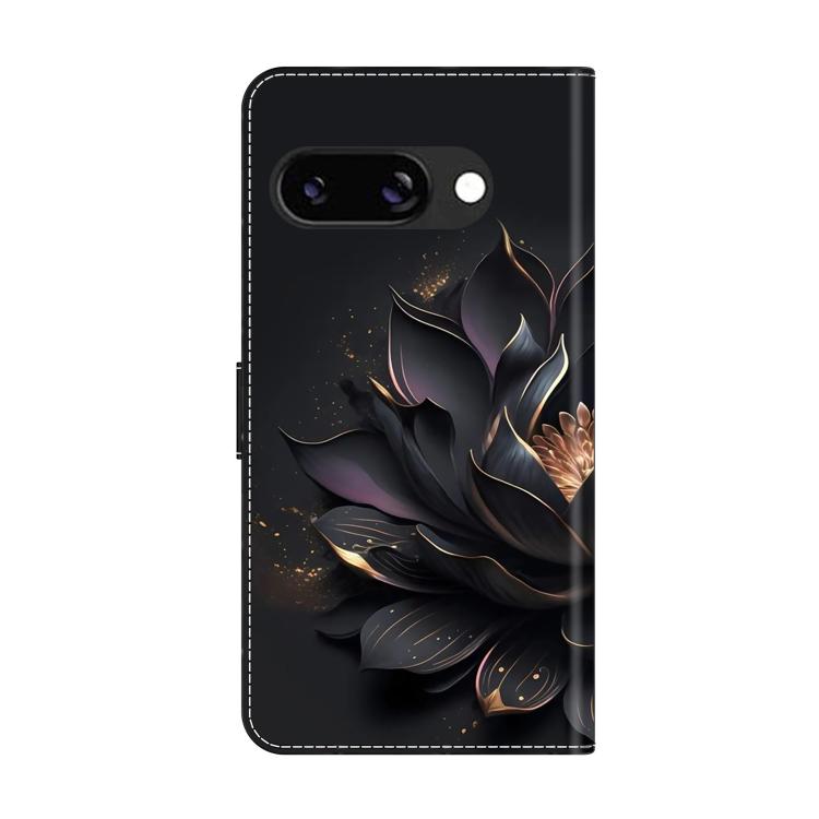 For Google Pixel 9a Crystal-Like Painted Vegan Leather Phone Case