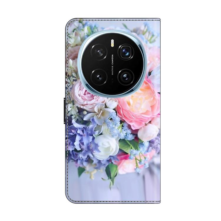 For Honor Magic7 Pro Crystal-Like Painted Vegan Leather Phone Case
