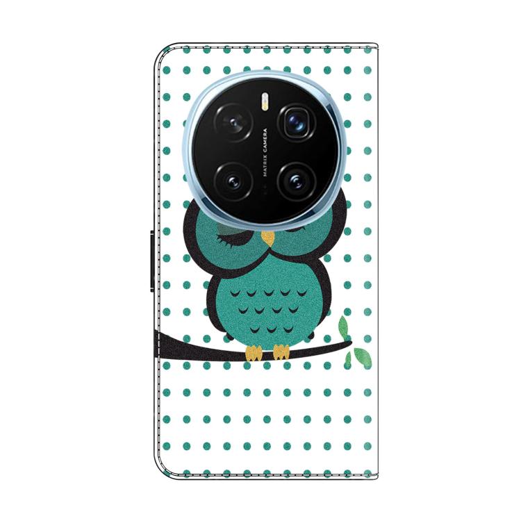 For Honor Magic7 Pro Crystal-Like Painted Vegan Leather Phone Case