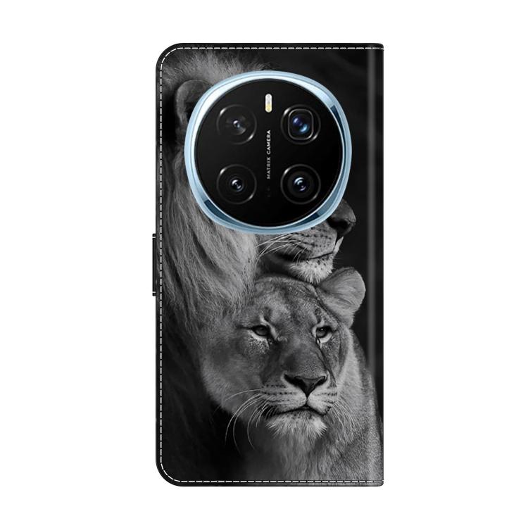 For Honor Magic7 Pro Crystal-Like Painted Vegan Leather Phone Case