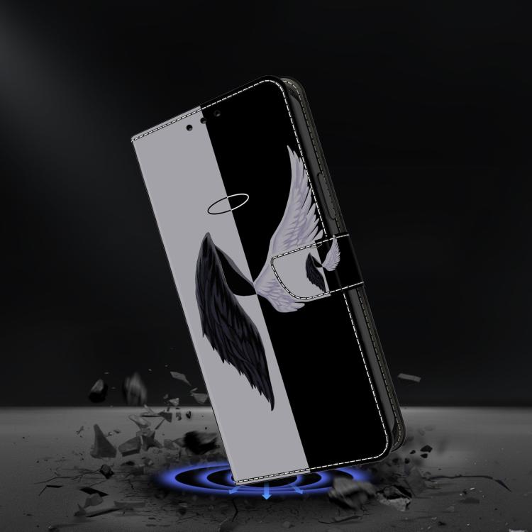 For iPhone 6 Plus/7 Plus/8 Plus Crystal-Like Painted Vegan Leather Phone Case