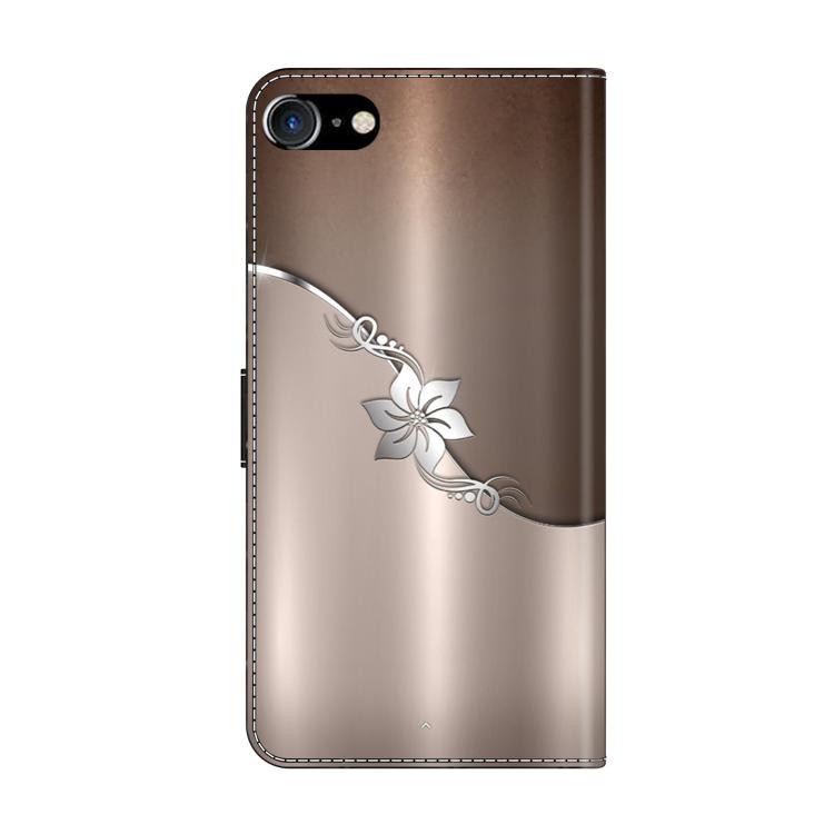 For iPhone 6 Plus/7 Plus/8 Plus Crystal-Like Painted Vegan Leather Phone Case