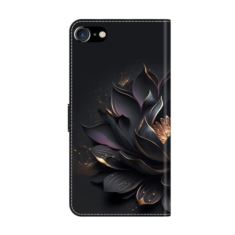 For iPhone 6 / 7 Crystal-Like Painted Vegan Leather Phone Case