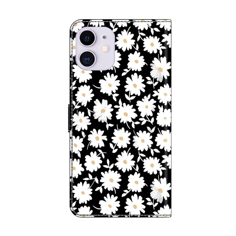 For iPhone 11 Crystal-Like Painted Vegan Leather Phone Case