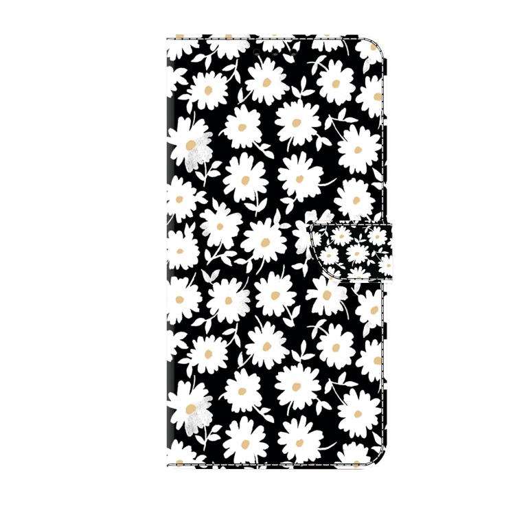 For iPhone 15 Pro Crystal-Like Painted Vegan Leather Phone Case