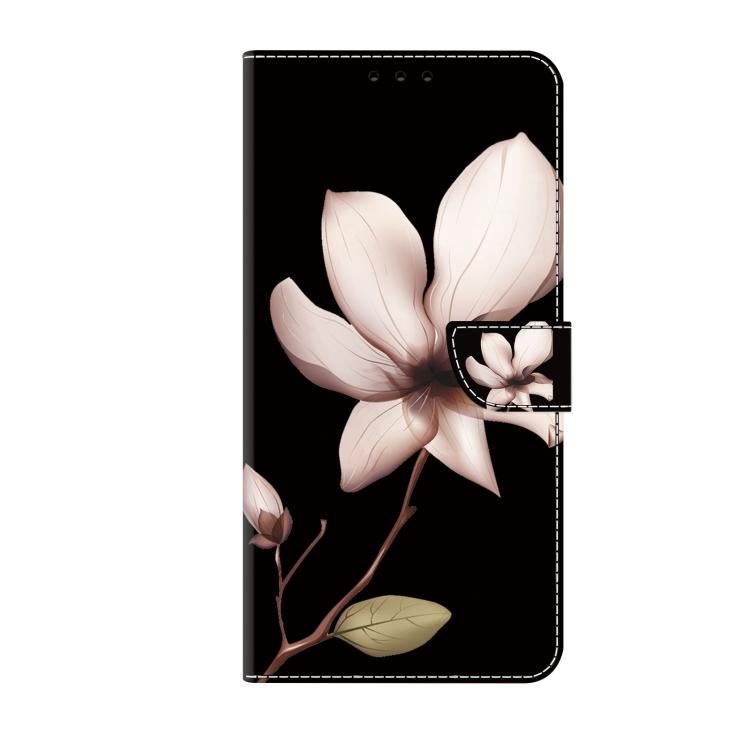 For iPhone 16 Pro Crystal-Like Painted Vegan Leather Phone Case