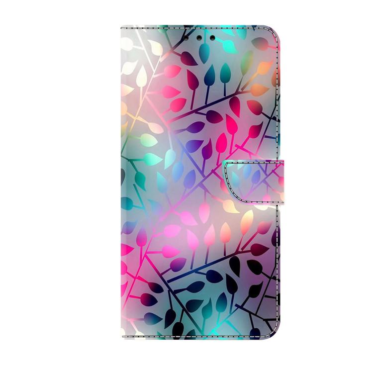 For iPhone 17 Crystal-Like Painted Vegan Leather Phone Case