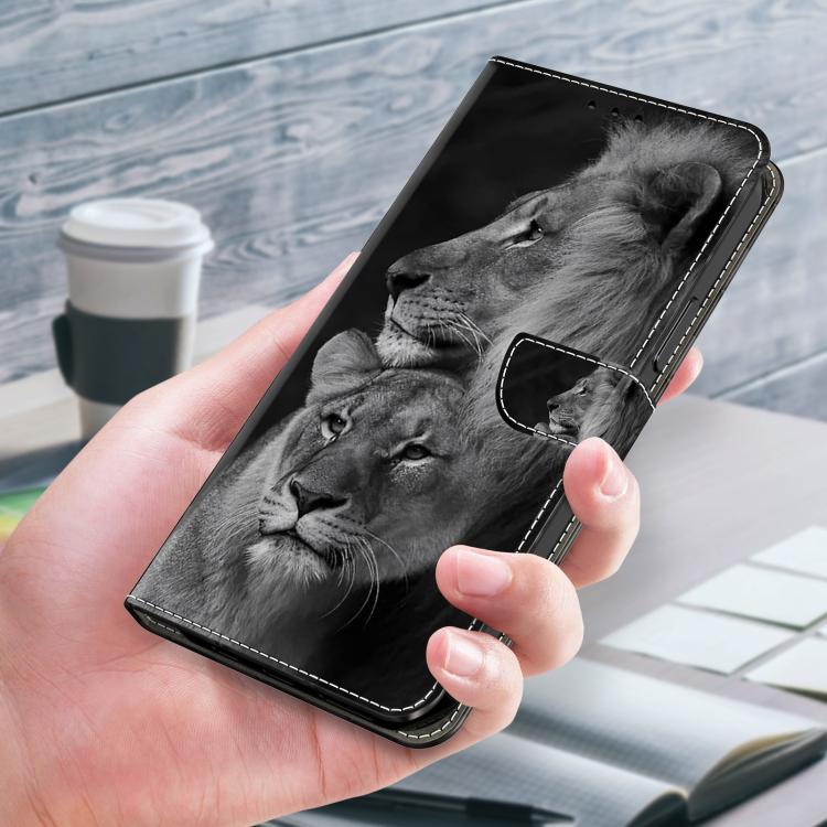 For iPhone 17 Crystal-Like Painted Vegan Leather Phone Case