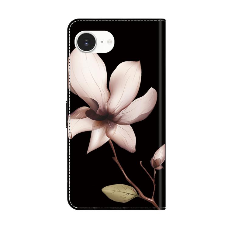 For iPhone 16e / 17e Crystal-Like Painted Vegan Leather Phone Case