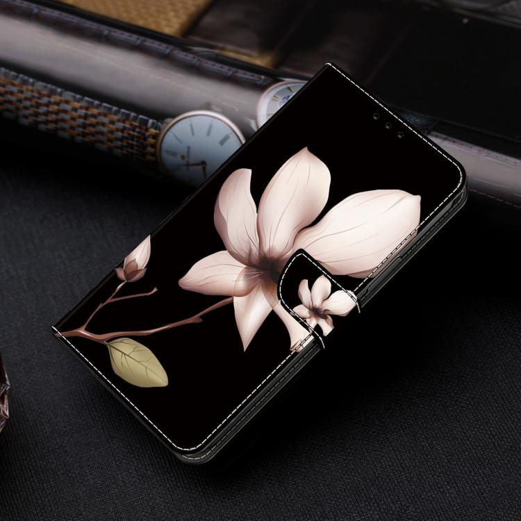 For iPhone 16e / 17e Crystal-Like Painted Vegan Leather Phone Case