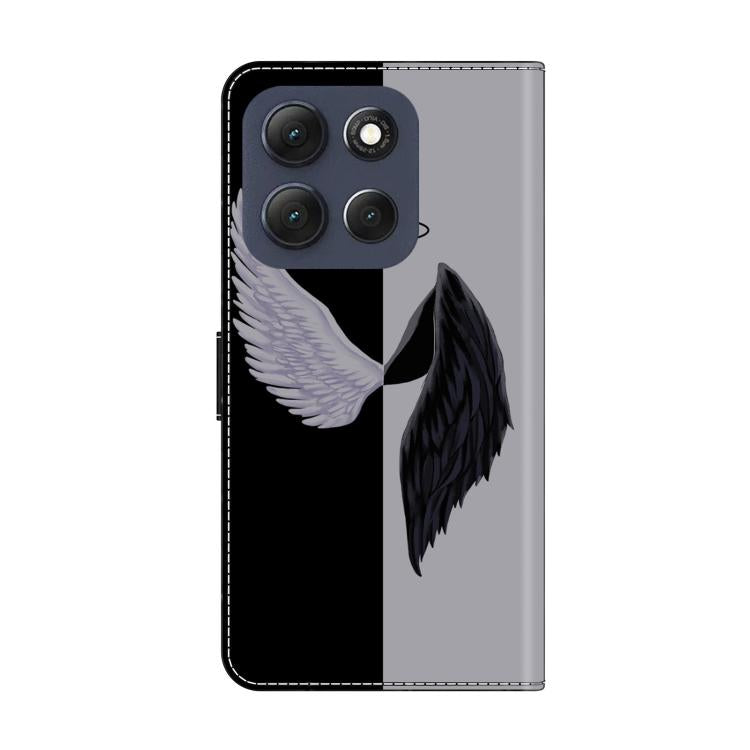 For Motorola Moto G56 5G / G86 5G Crystal-Like Painted Vegan Leather Phone Case